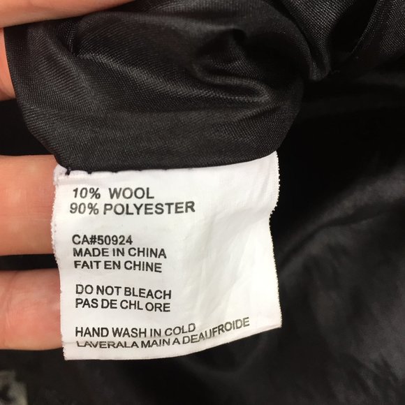 COCO & tashi grey embroidered wool blend full skirt - size S - Picture 5 of 9